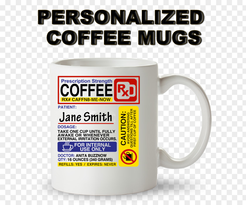 Mug Coffee Personalization PNG