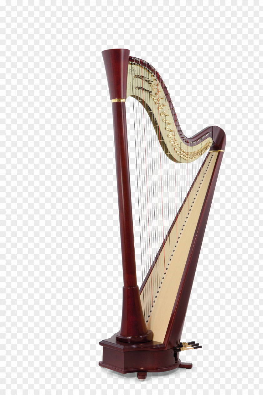 Harp Celtic Konghou Camac Harps Pedal PNG