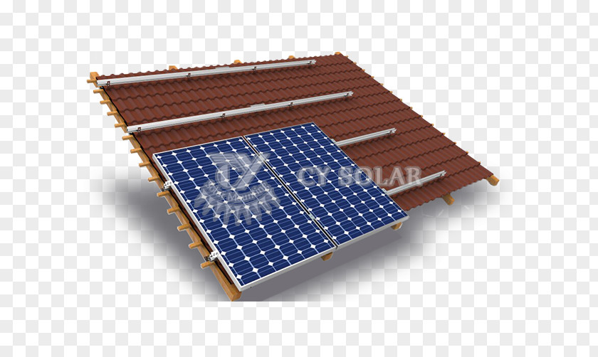 Roof Tiles Shingle Solar Energy Panels PNG