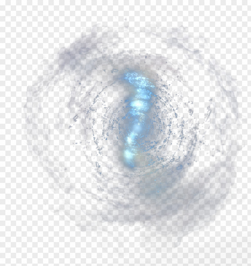 Blue Galaxy Circle Close-up Wallpaper PNG