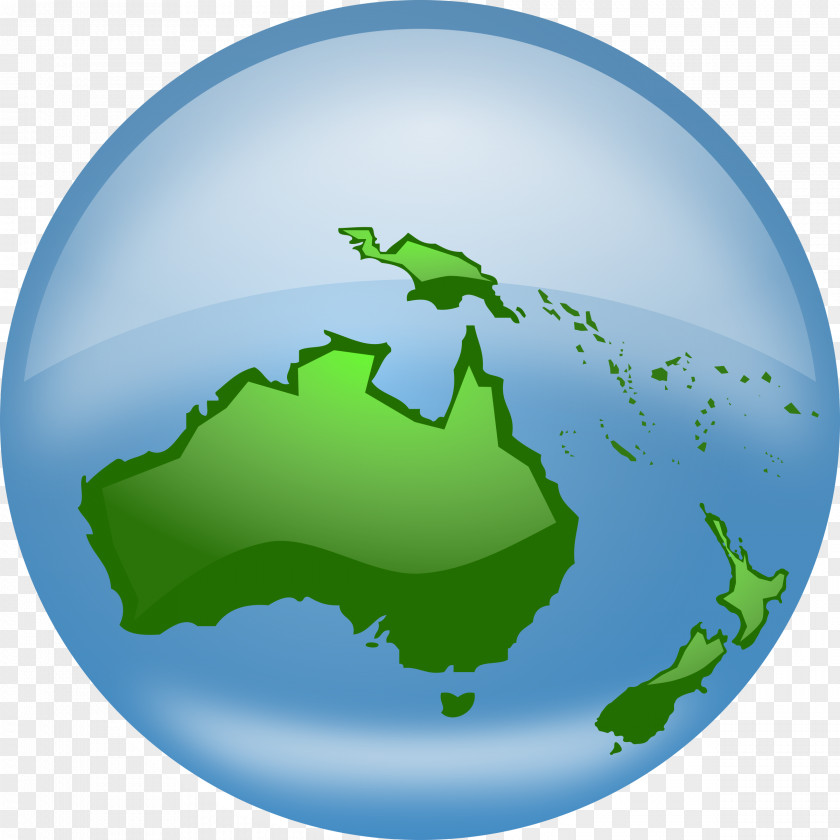 Earth Cartoon Oceania Globe Clip Art PNG