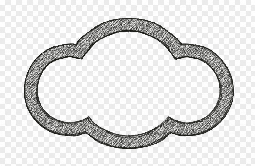 Metal Cloud Icon PNG