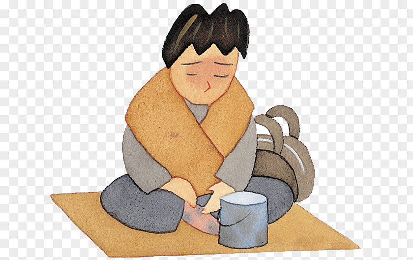 Poor Beggar With Illustrations PNG beggar with illustrations clipart PNG