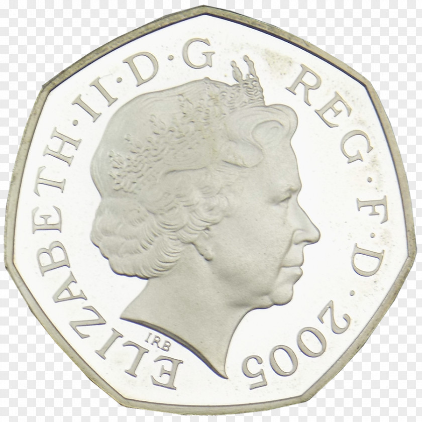United Kingdom Proof Coinage Pound Sterling Twenty Pence PNG