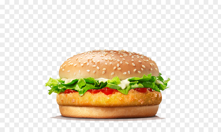 Chicken Hamburger Cheeseburger Nugget Burger King PNG