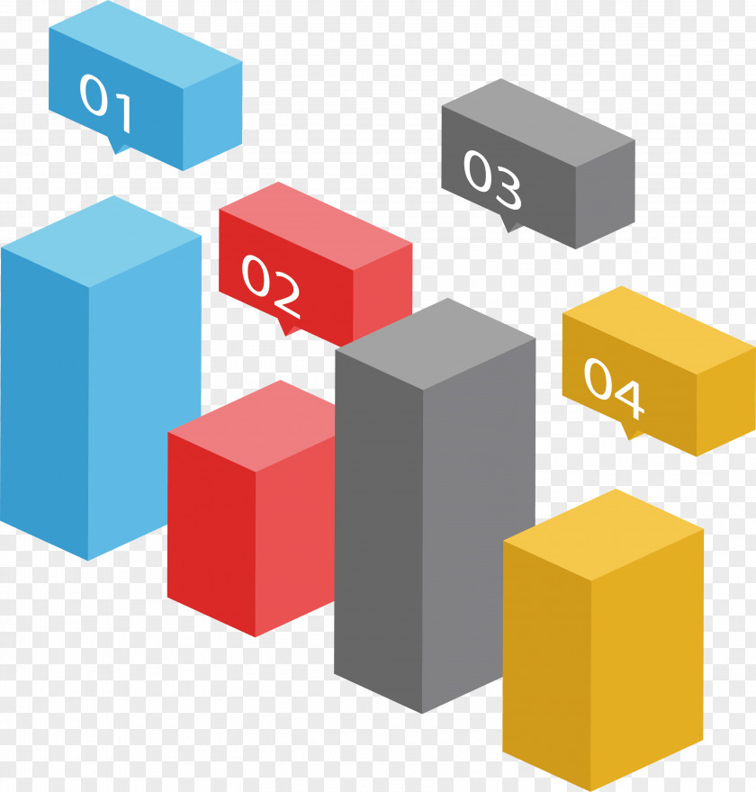 Digital Sequence Cube Graphic Design PNG