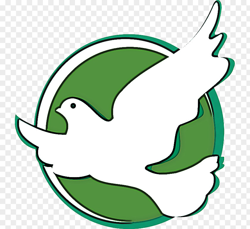 Green Bottlenose Dolphin Line Art Leaf Symbol PNG