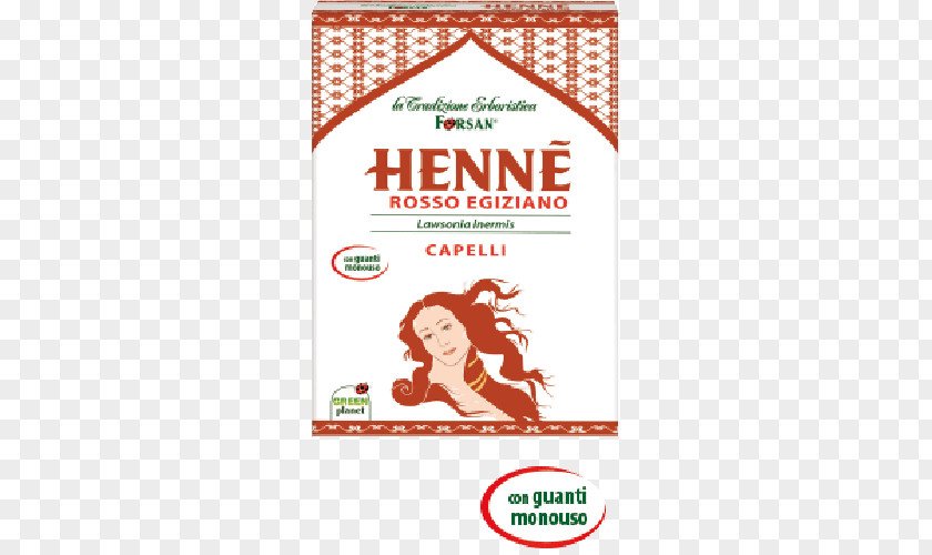 Henne Henna Egyptian Red Mahogany Color PNG
