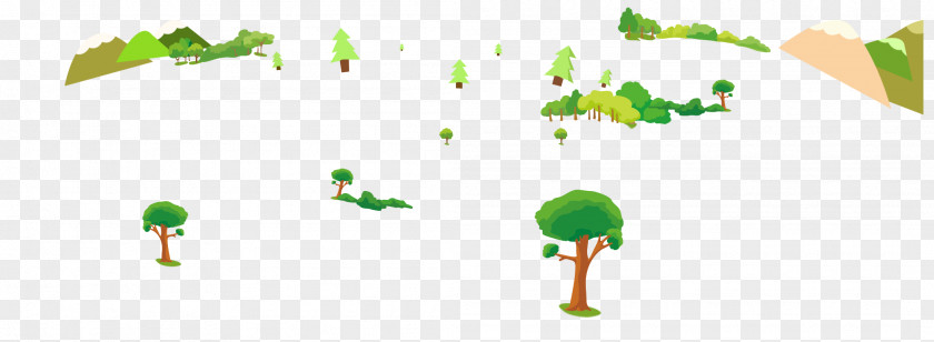 Hillside Trees Download Tree PNG