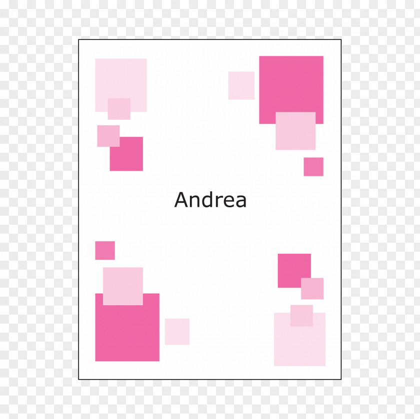 Sixteen Invitation Pink M Rectangle Font PNG