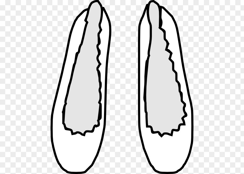 Ballet Slippers Clipart Slipper Shoe Flat White Clip Art PNG