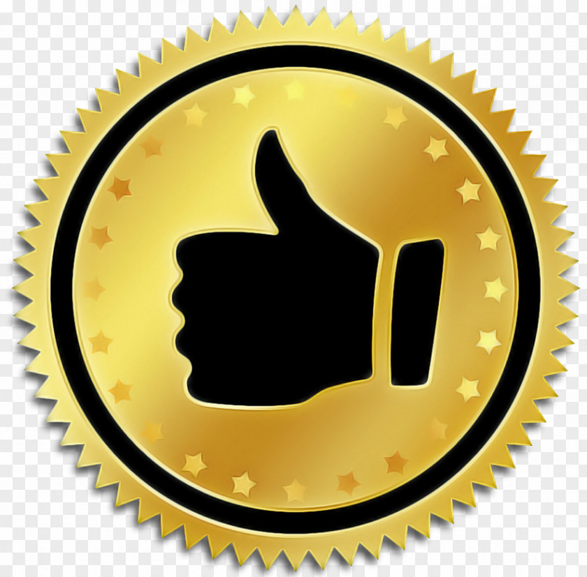 Gesture Symbol Yellow Logo Icon Circle PNG