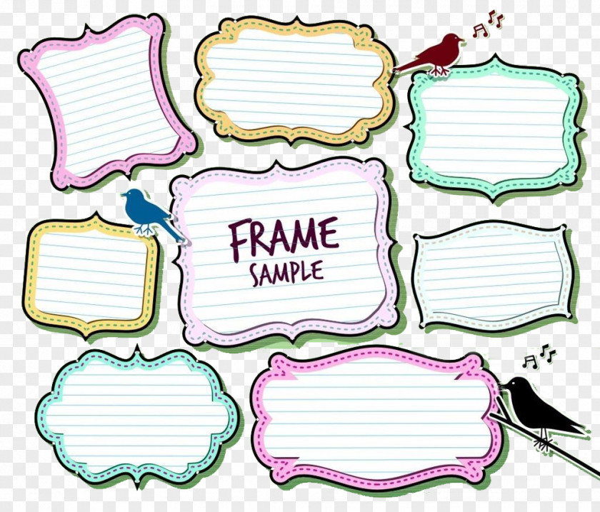Hand Drawn Note Type Phonetic Strip Text Box PNG