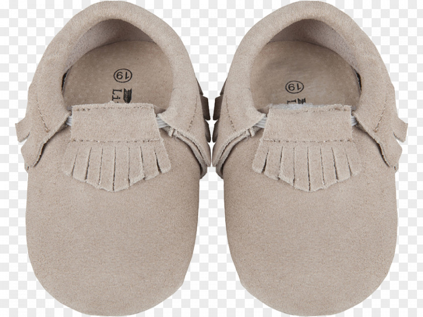 Little Feet Suede Shoe Beige Walking PNG