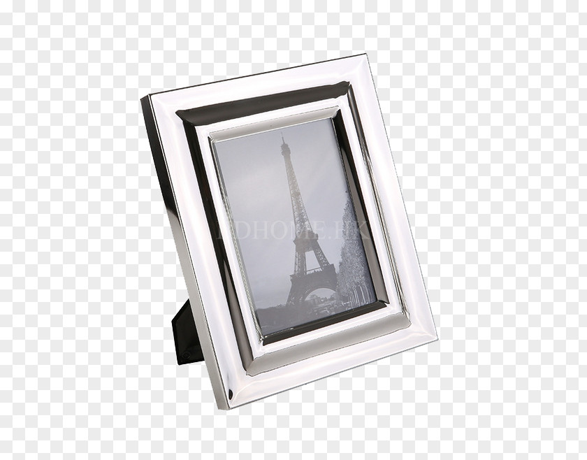 Silver Frame Picture PNG
