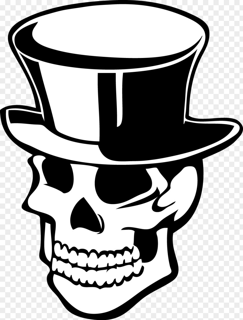 Skulls With Top Hats Skull Stock Photography Clip Art PNG