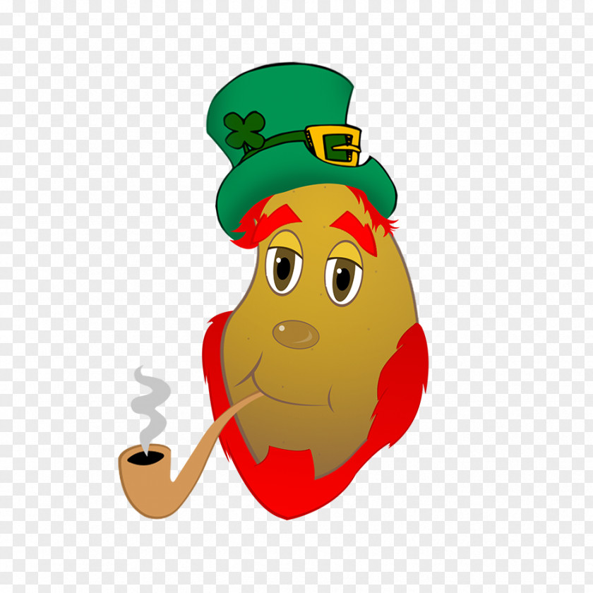 Smiley Saint Patrick's Day Character Clip Art PNG