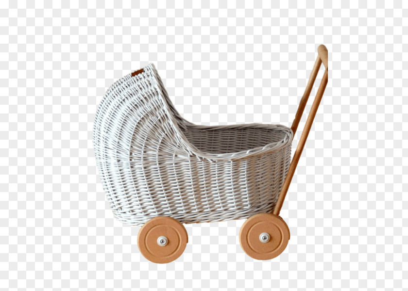 Doll Stroller Wicker Chair Basket Baby Transport Child PNG