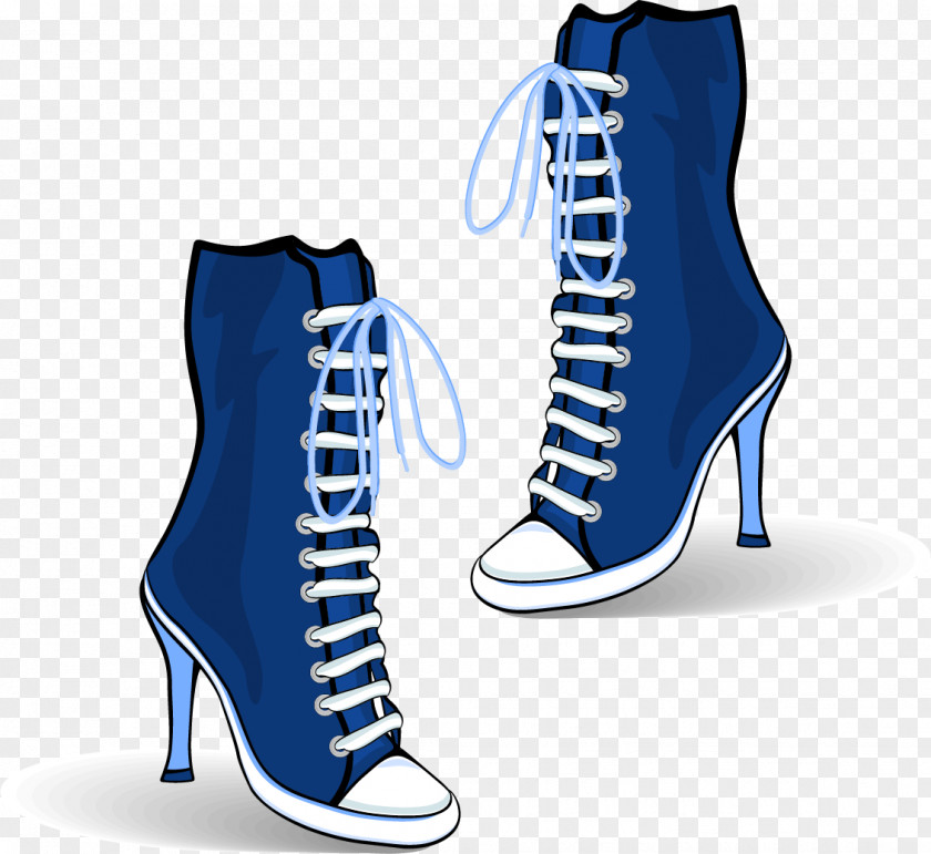 Vector Hand-painted Heels Shoe High-heeled Footwear Boot Stock Photography PNG