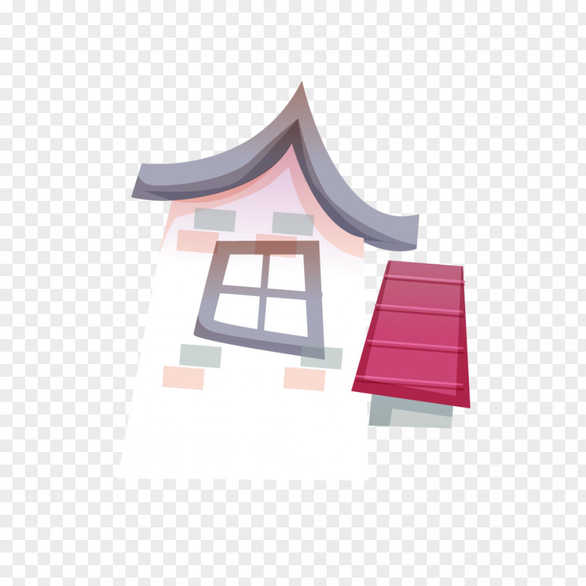 Winter Snow House Illustration PNG