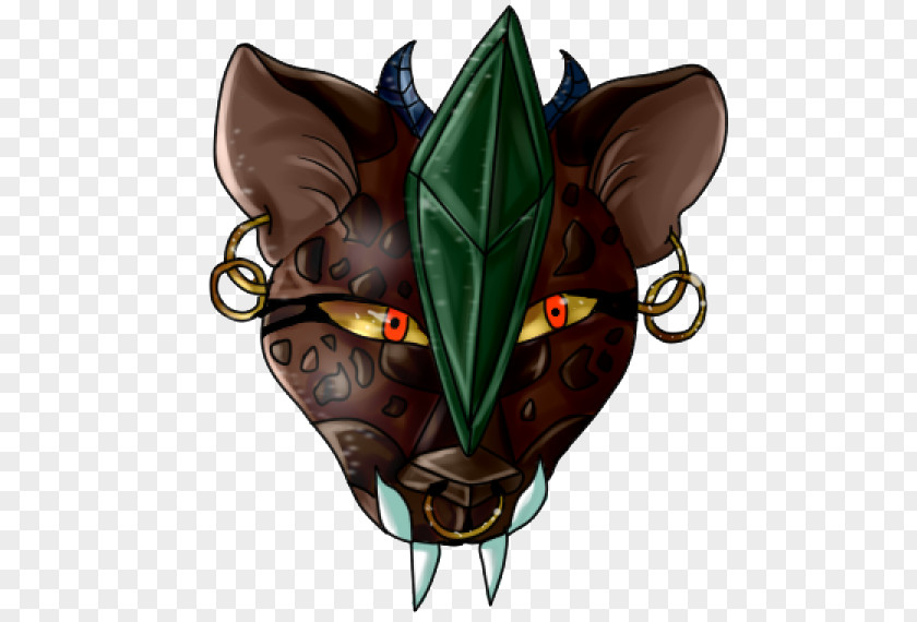 African Mask Legendary Creature PNG