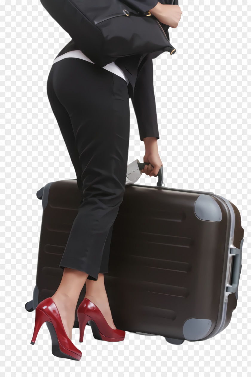 Briefcase Footwear Suitcase Baggage Bag Leg Hand Luggage PNG