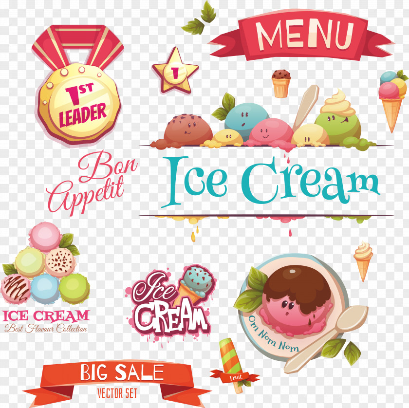 Ice Cream Vector Neapolitan Cone PNG