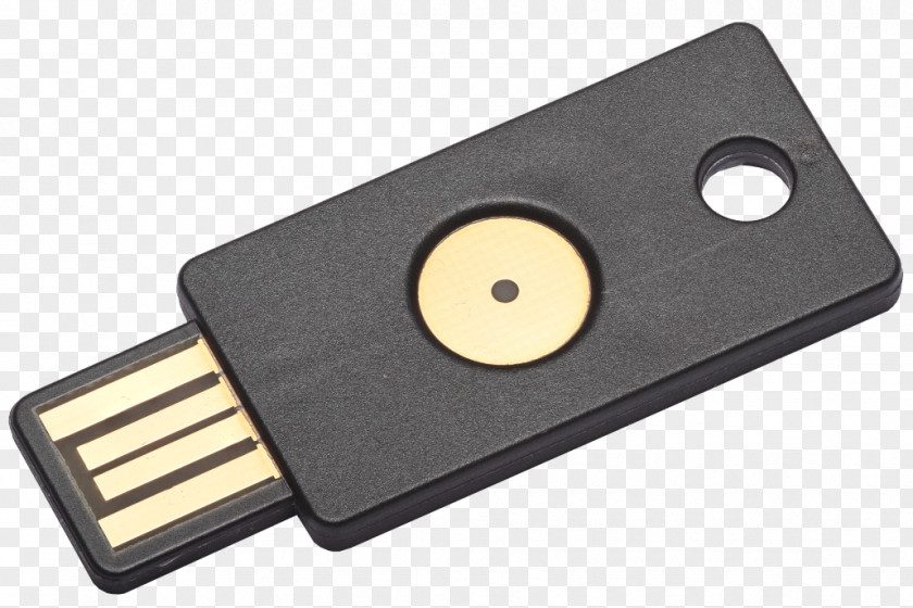Key Security Token YubiKey USB Flash Drives Universal 2nd Factor One-time Password PNG