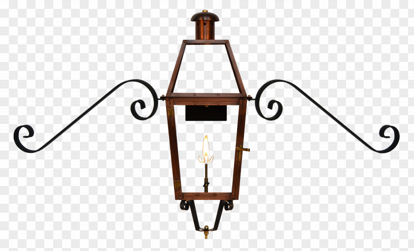 Lantern Gas Lighting Sconce PNG