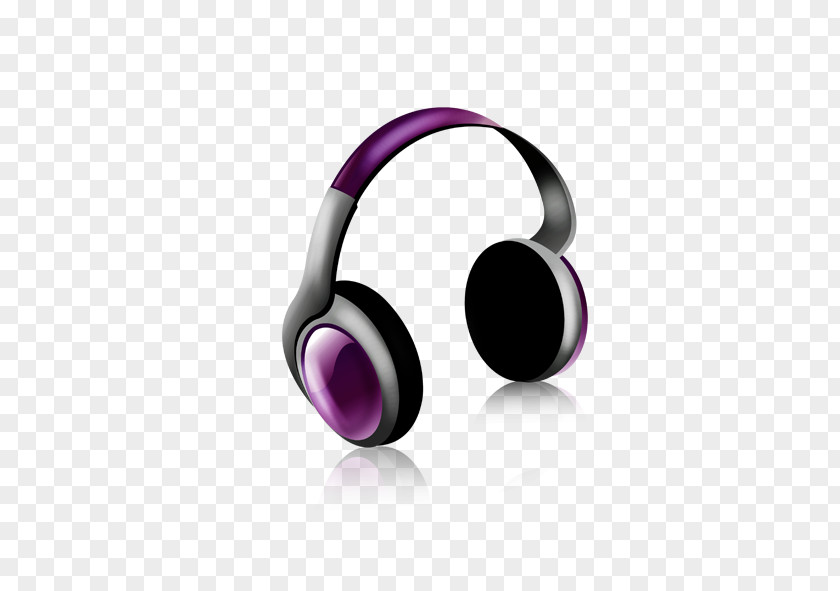 Purple Headsets Headphones Poster Monster Cable PNG