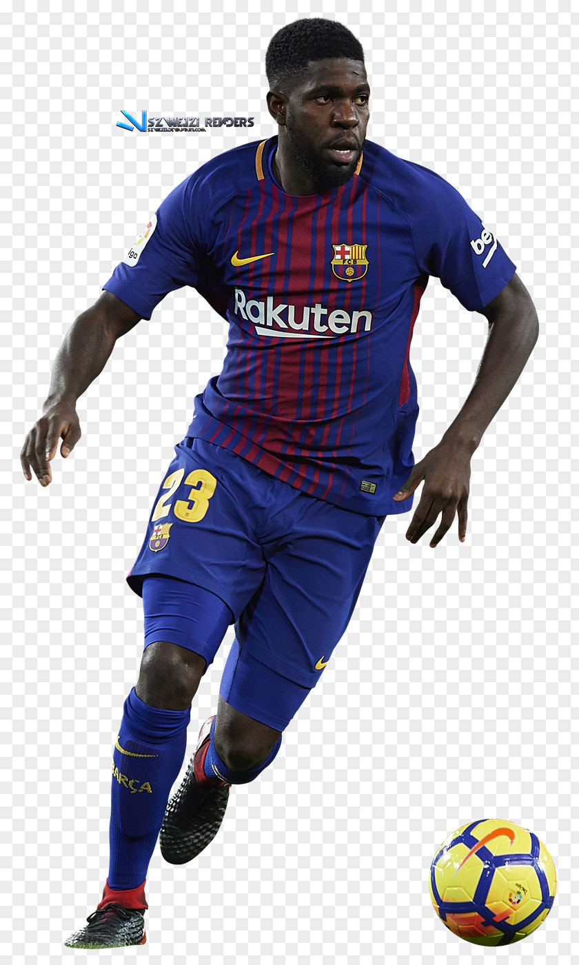 Samuel UMTITI Umtiti FC Barcelona France 2018 World Cup Football PNG