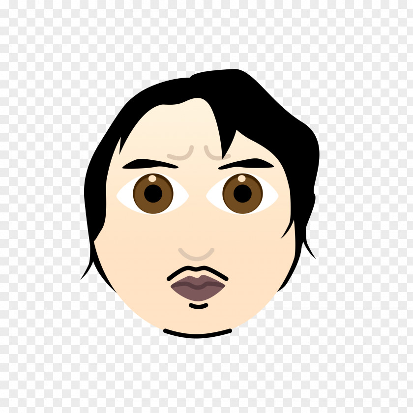 Emoji Face Glenn Rhee Negan Slack The Key PNG