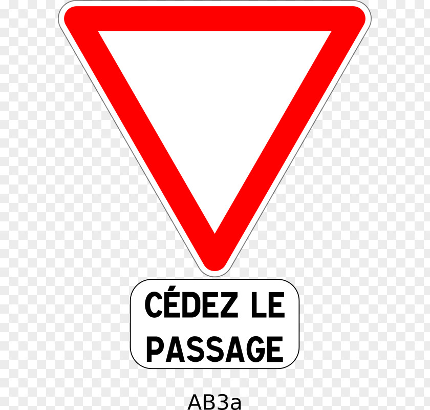 Road Traffic Sign Yield Signal PNG
