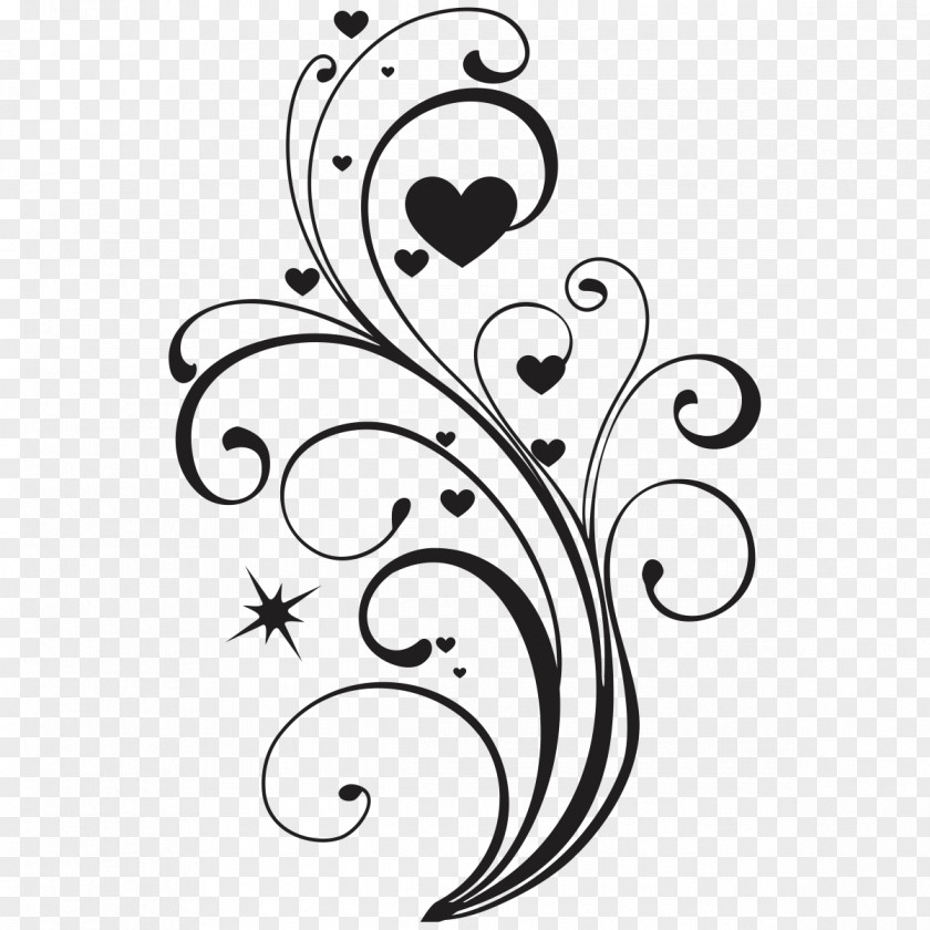 Swirls Valentine's Day Embroidery Heart Love Clip Art PNG