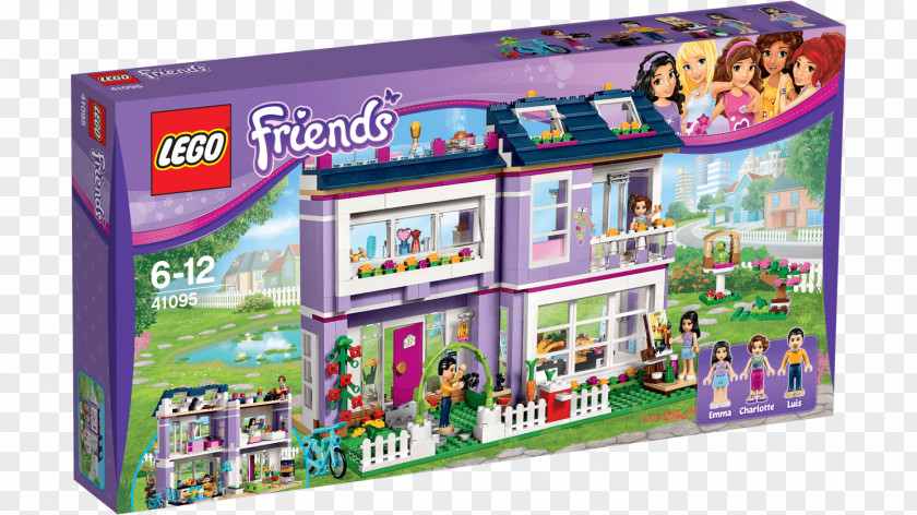 Toy LEGO 41314 Friends Stephanie's House 41095 Emma's PNG