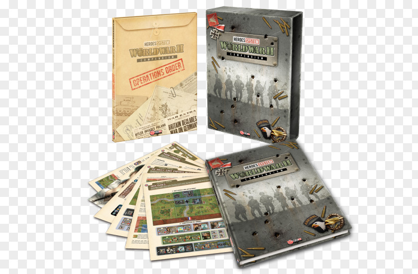 Compendium Heroes Of Normandie Board Game Second World War PNG
