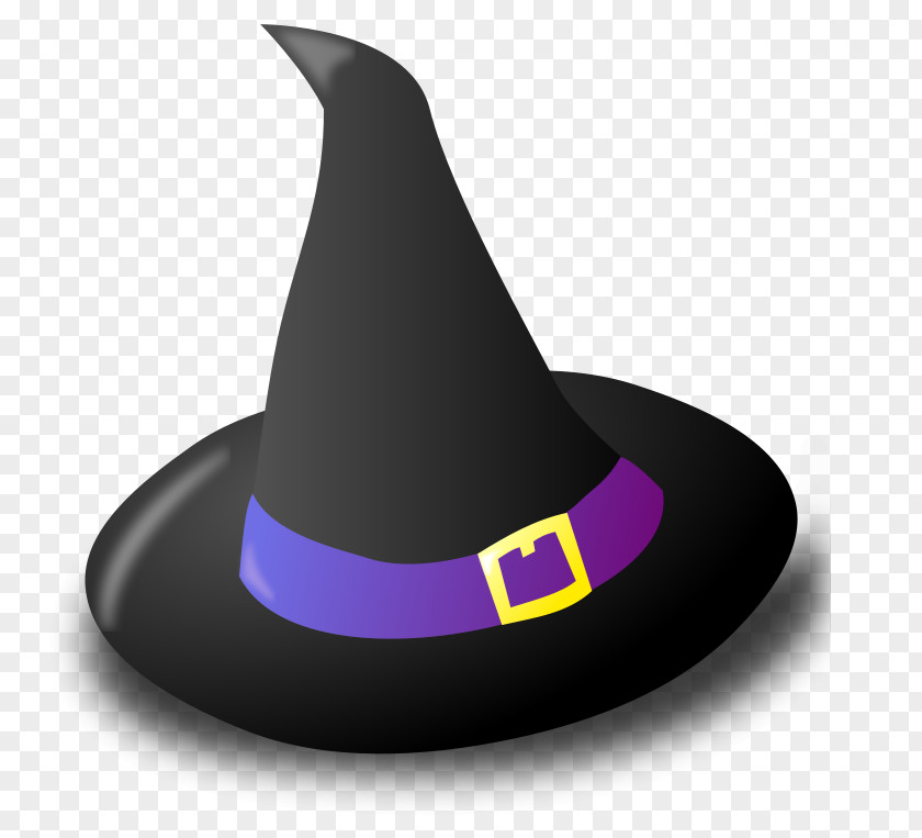 Cute Hat Witch Clip Art PNG