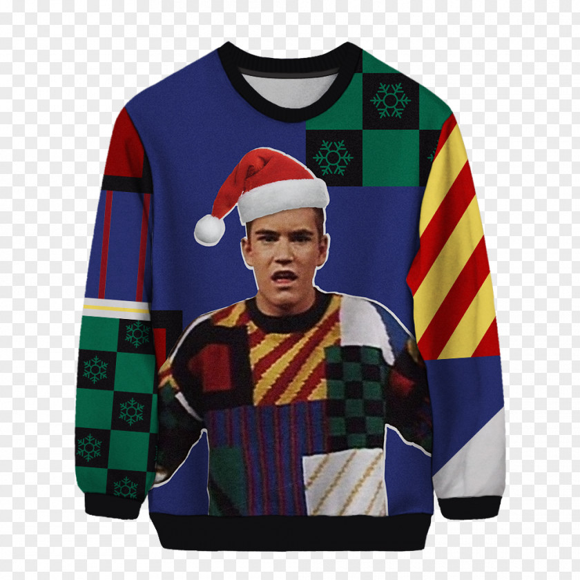 Free Christmas Pictures Daquan Pull Mark-Paul Gosselaar T-shirt Zachary 'Zack' Morris Saved By The Bell Sweater PNG