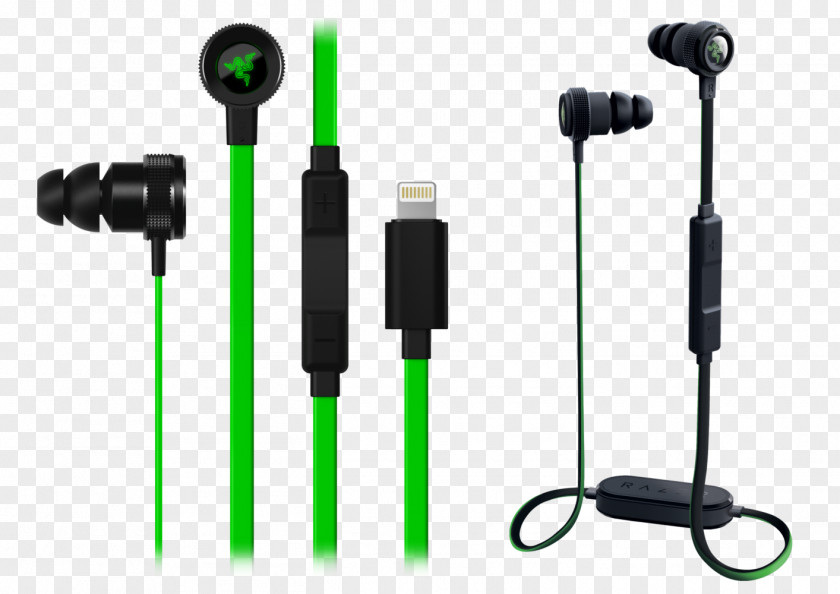 Microphone Razer Hammerhead BT Headphones PNG