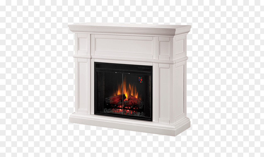 Flame Electric Fireplace Mantel Insert Heating PNG
