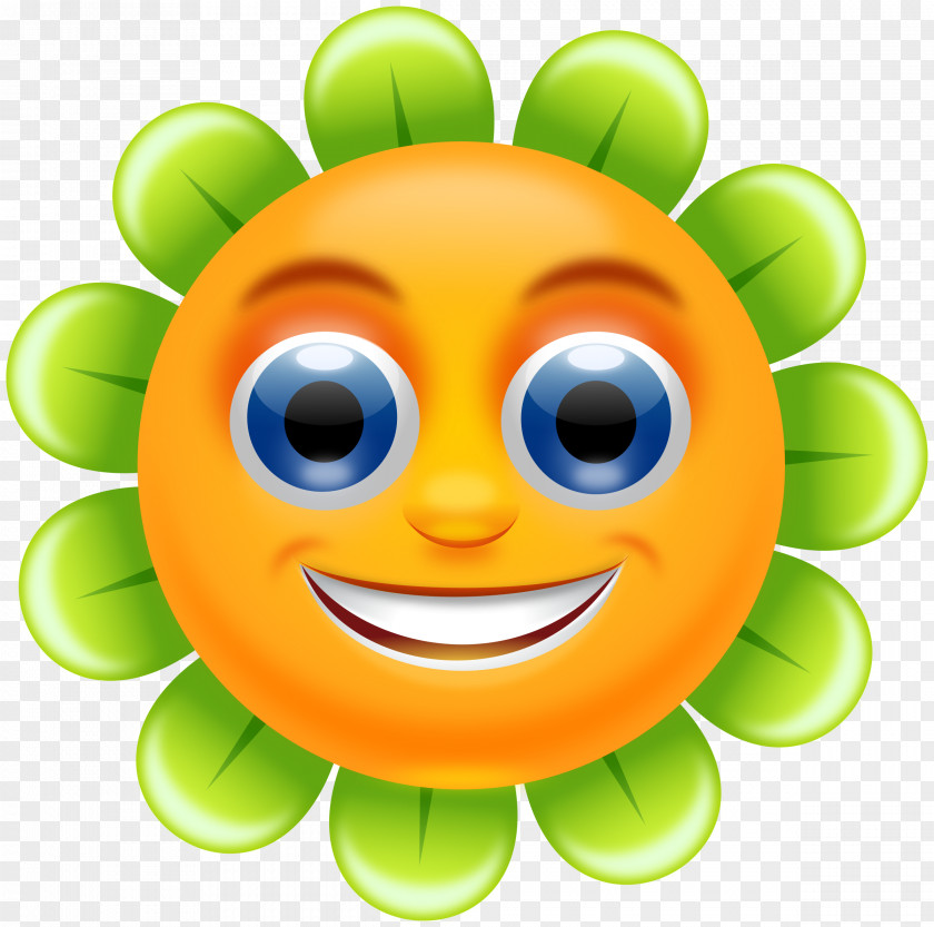 Smiley Flower Cliparts Clip Art PNG