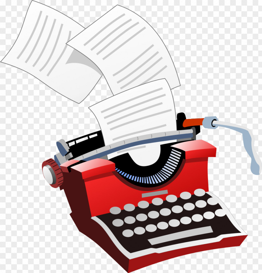 Typewriter Writing Text Information PNG