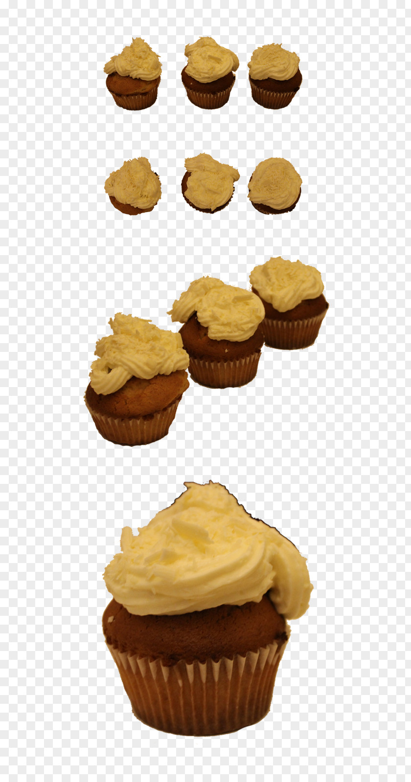 Vanilla Cupcake Peanut Butter Cup Muffin Buttercream Flavor PNG