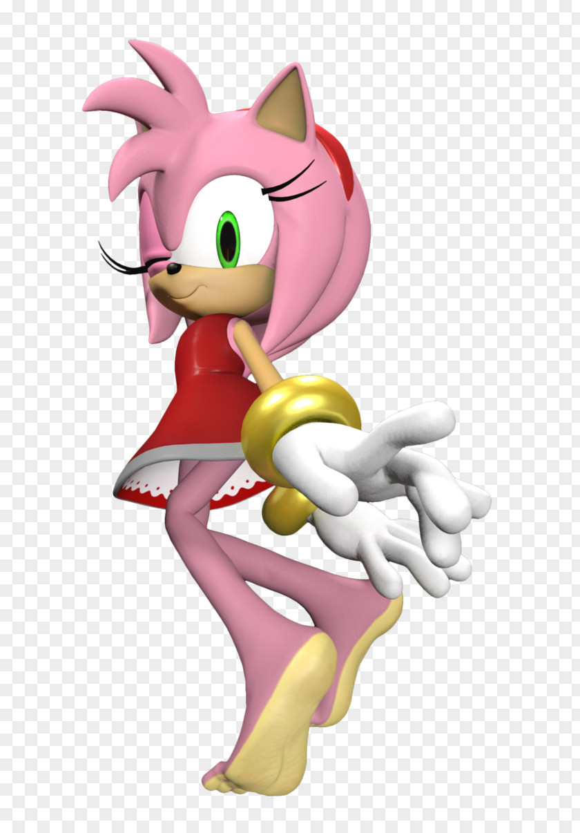 Amy Rose Rouge The Bat Shoe Sonic Hedgehog Barefoot PNG