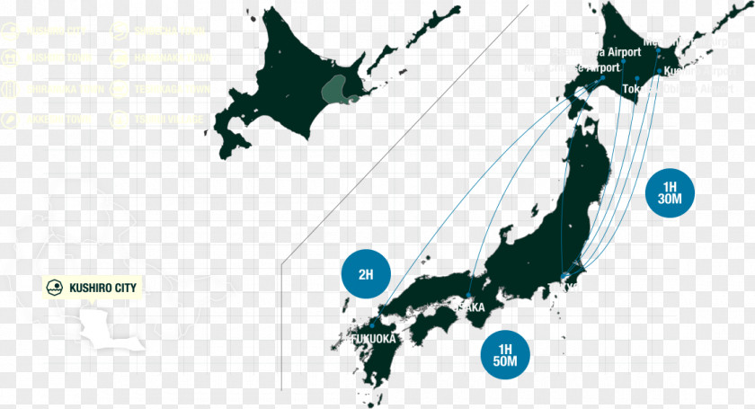 Beautiful Vast Matsue Prefectures Of Japan Vector Map PNG
