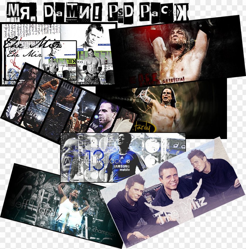 Collage Poster The Miz PNG