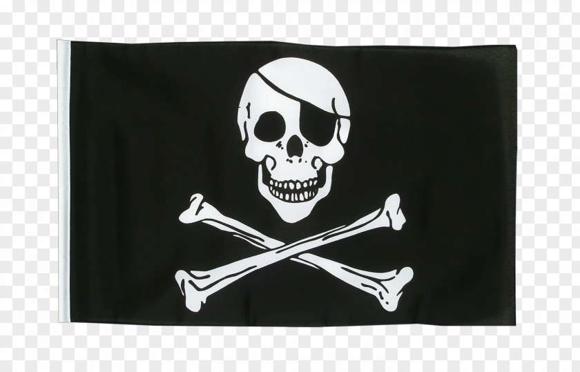 Flag Jolly Roger Skull And Crossbones Piracy Eyepatch PNG