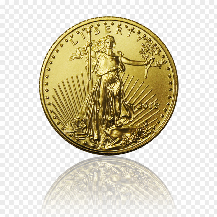 Gold Coins Usa Coin American Eagle Silver PNG