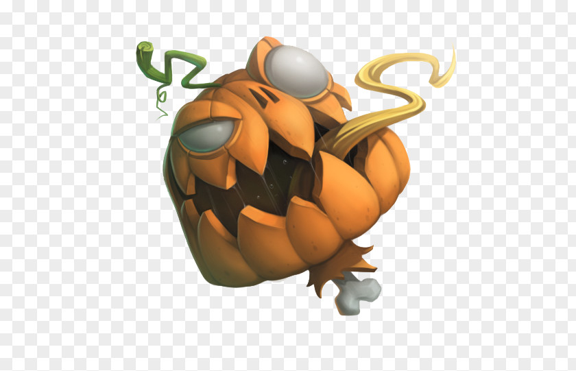 Pumpkin Monster Illustration PNG