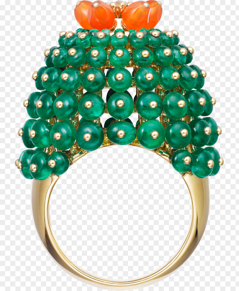 Ring Jewelry Emerald Cartier Diamond Carat PNG